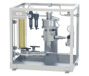 stainless steel pneumatic plunger pump with frame
